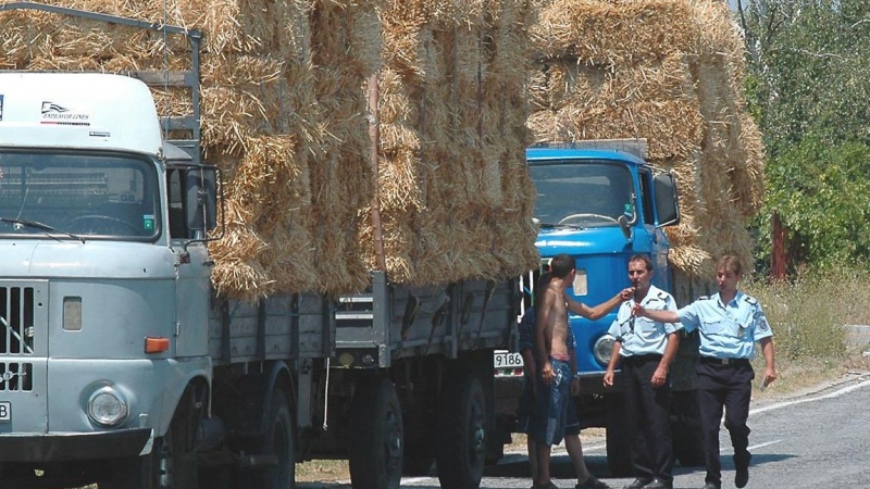 Камион, натоварен със сено, смаза 35-годишен пред очите на родителите му 
