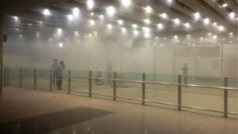 Експлозия на летище Пекин