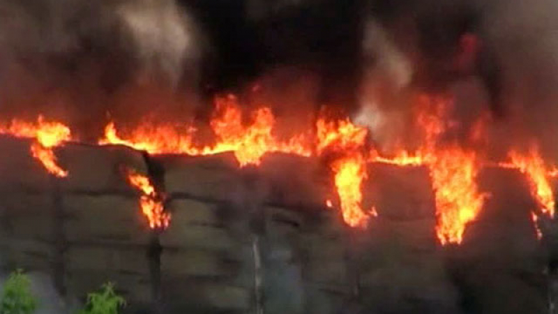 Голям пожар изпепели склад на компанията Gorenje в Марибор