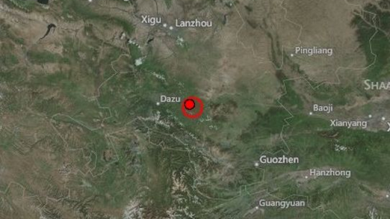 Земетресение с магнитуд 5.9 по Рихтер разлюля Централен Китай