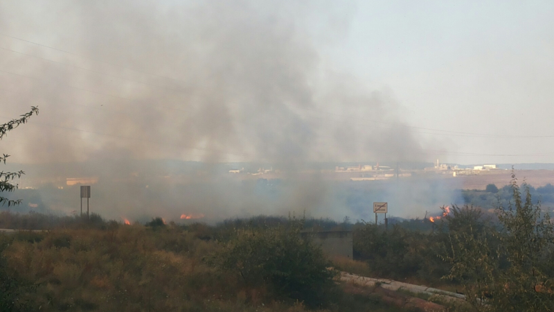 Овладяха огнения ад край Варна 
