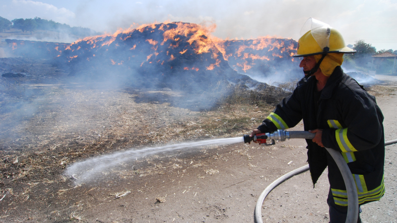 Хасковско на първо място в страната по пожари