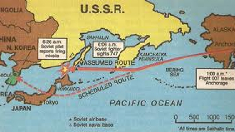 Преди 30 г. съветската ПВО сваля над Сахалин южнокорейски Боинг 747