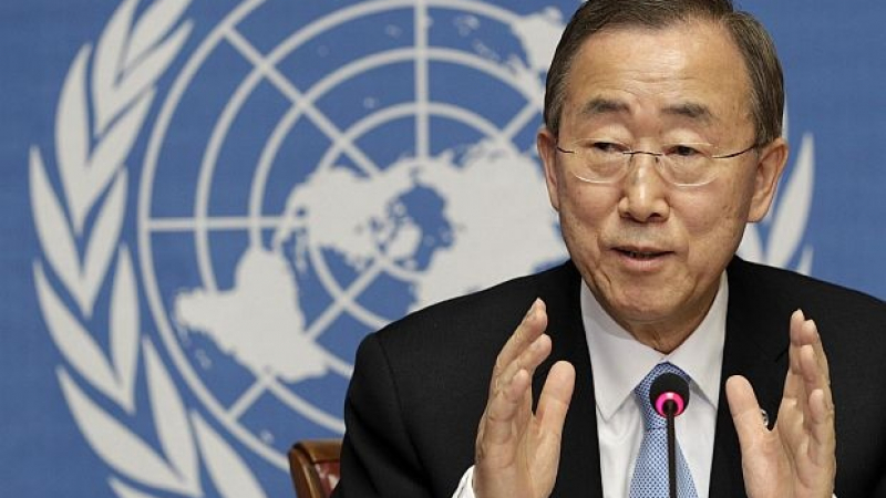 Бан Ки Мун: ООН да контролира химическото оръжие на Сирия