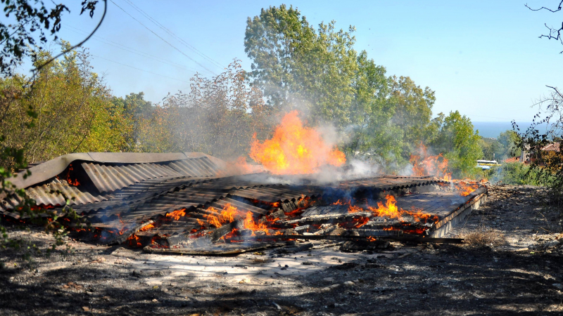 Виладжия запалил пожара край Хисар