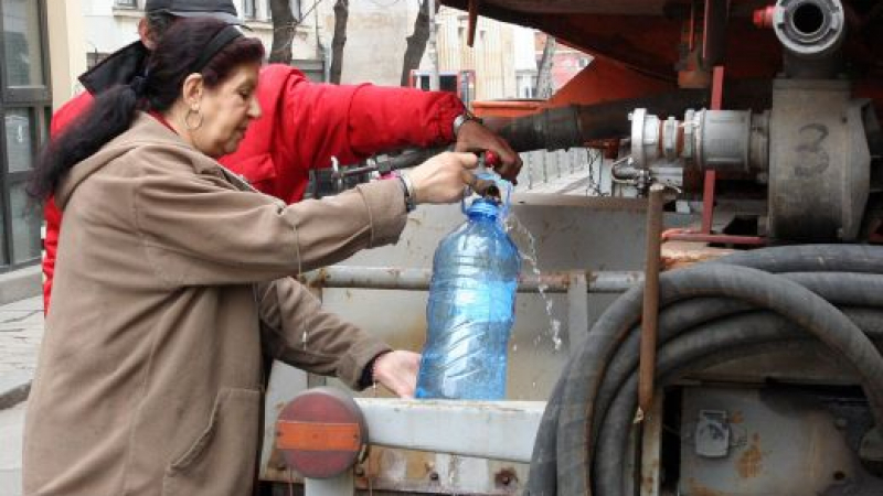 Вижте къде ще спират водата в София