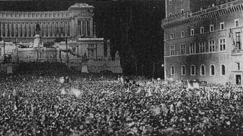 28.10.1922 г.: Черноризците-фашисти тръгват в поход към Рим