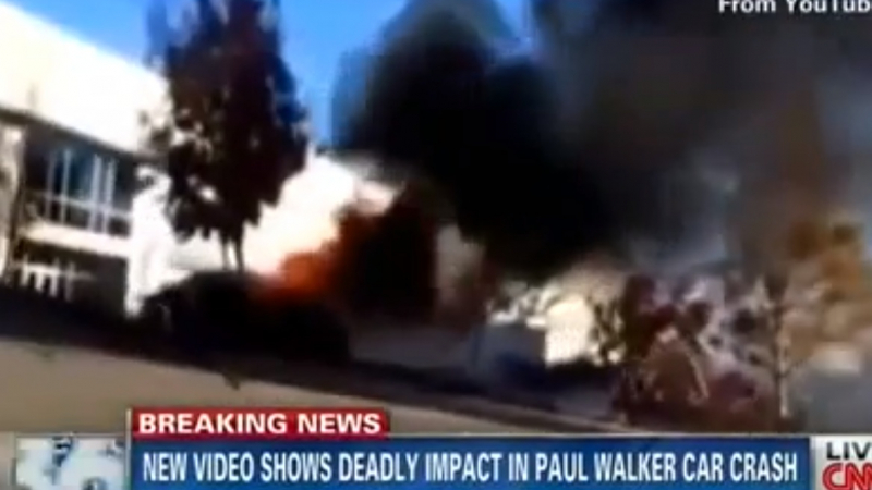 Вижте катастрофата на Пол Уокър! (ВИДЕО)