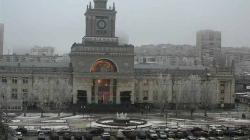 Видео показа как се взривява терористът от Волгоград (ВИДЕО)