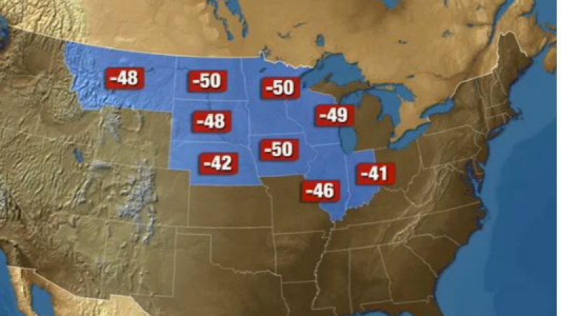 Арктическият студ в САЩ ще продължи до края на седмицата