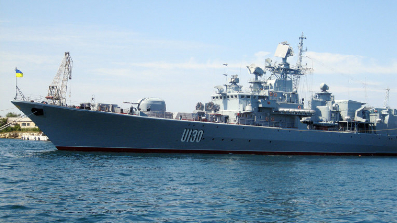 Радиоелектронна диверсия: Флагманът на украинския флот натъпкан с разузнавателна апаратура на НАТО 