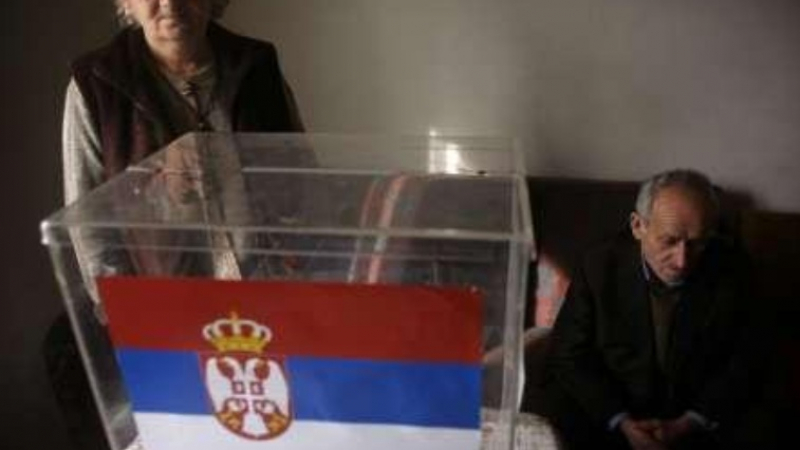 Смъртен случай на изборите в Сърбия 
