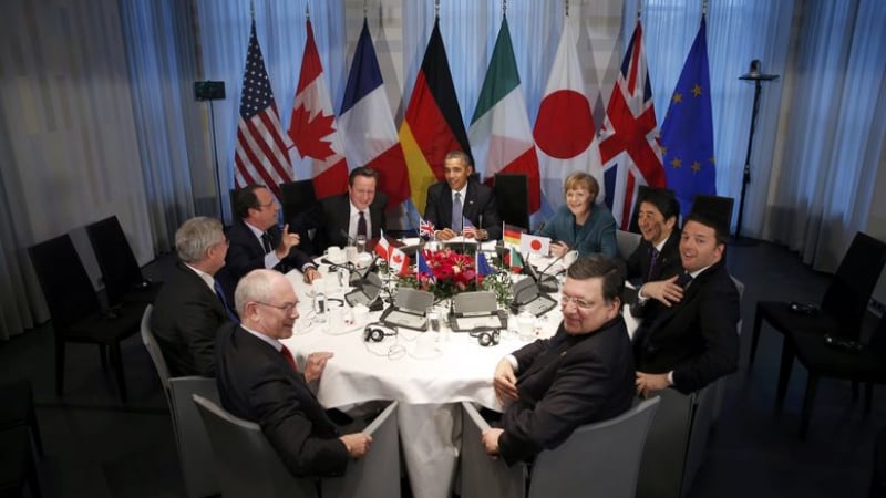 Г7 ожесточава санкциите срещу Русия при ескалация в Украйна   