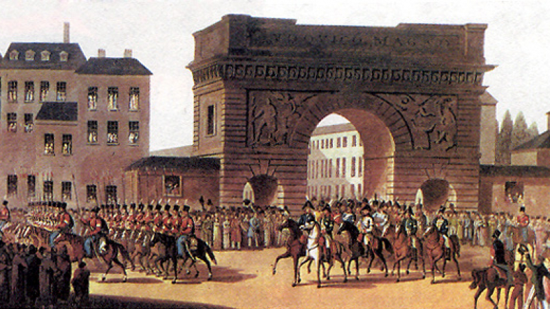 31 март: Преди 200 г. руският император Александър І победоносно влиза в превзетия Париж