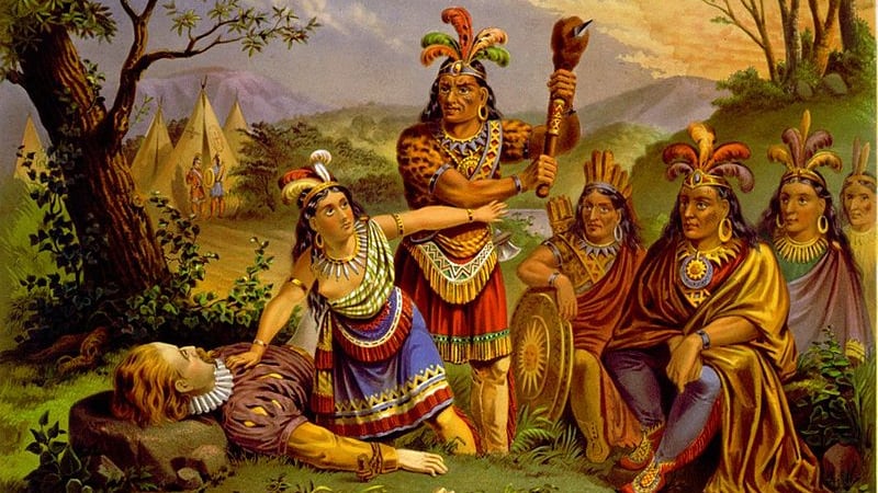 Преди 400 г. плантаторът Джон Ролф се жени за Покахонтас, дъщеря на индиански вожд