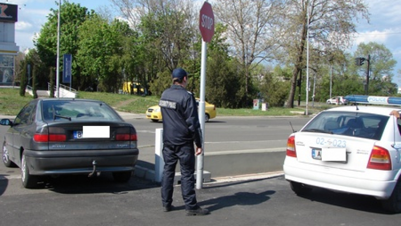 Показен арест на автоджамбазин в Бургас