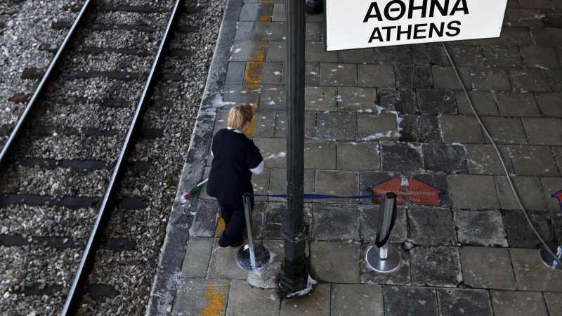 Гръцките железничари стачкуват навръх Великден