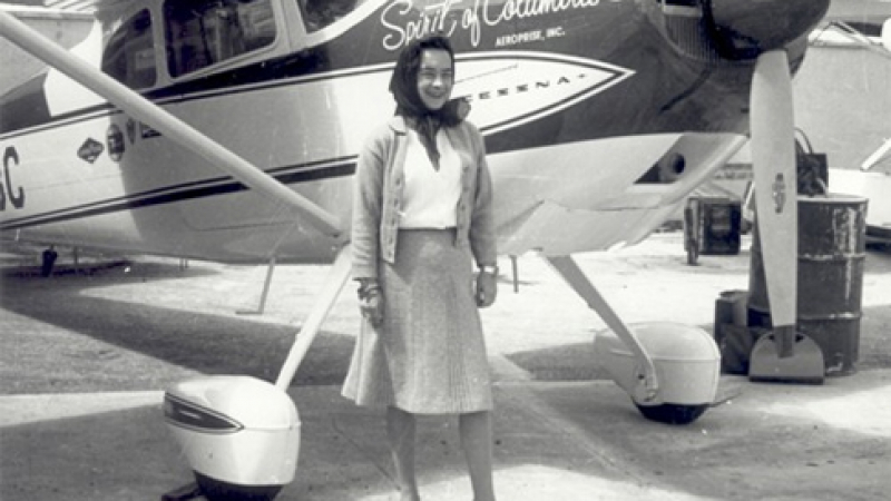 Преди 50 г. Джералдин Мок завърши околосветския си полет с едноместен самолет