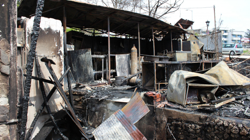 Пожар изпепели заведение в Балчик