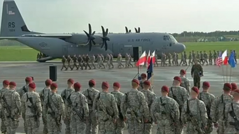 Американски войници започнаха да пристигат в Полша
