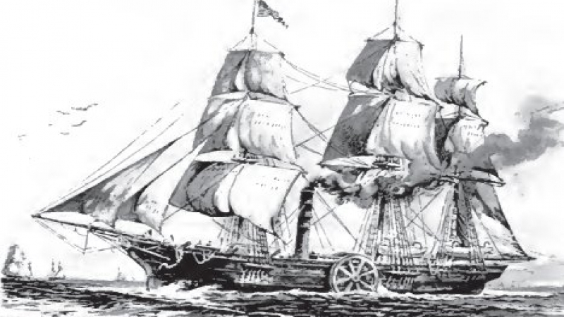 22.5.1819 г.: &quot;Савана&quot; е първият кораб с парен двигател, прекосил Атлантическия океан