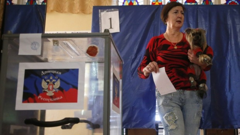 Гласуването в Донецк пред провал