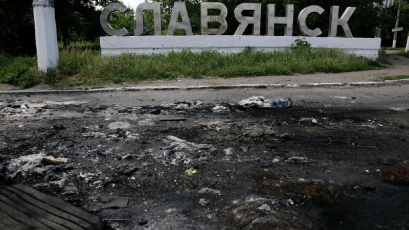 Жителите на Славянск масово напускат града