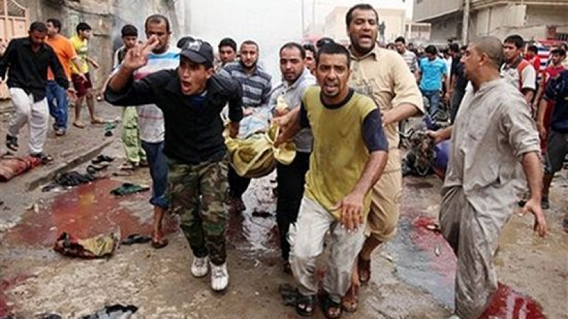 Камикадзе уби 12 и рани 23 души в Багдад