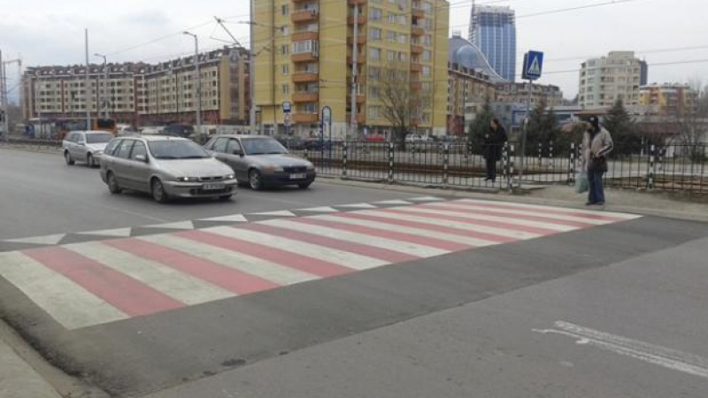 Повдигат 43 опасни пешеходни пътеки в София
