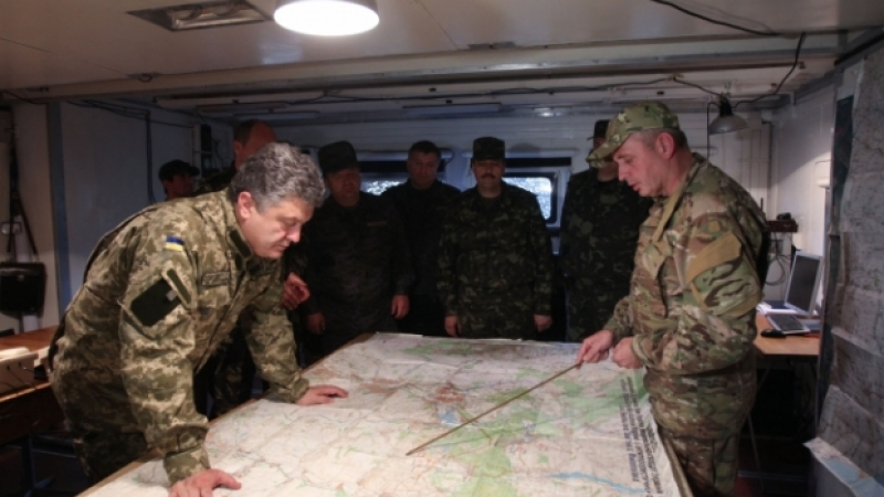 Порошенко е одобрил план за освобождаването на Луганск и Донецк