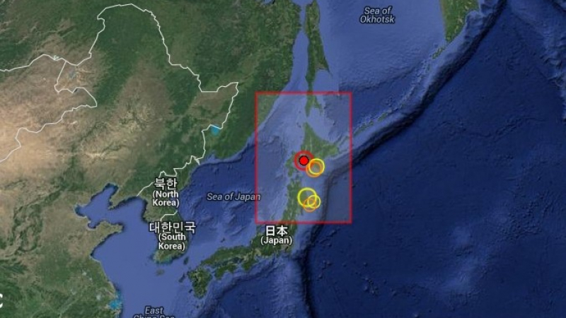 Докато Япония чака цунами, я удари земетресение