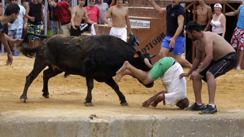 Четирима души паднаха в жертва на първото надбягване с биковете в Испания (СНИМКИ/ВИДЕО)