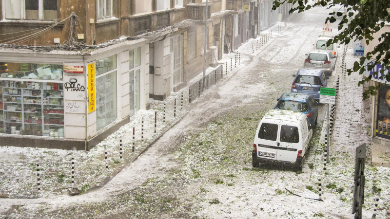 Има жертва на бурята в София 