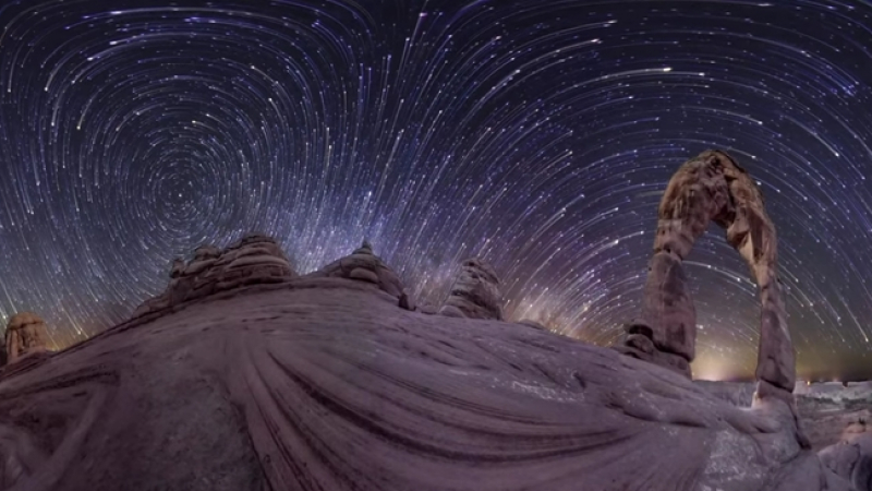 Нощно 360-градусово видео доказва колко красива е Земята (ВИДЕО)