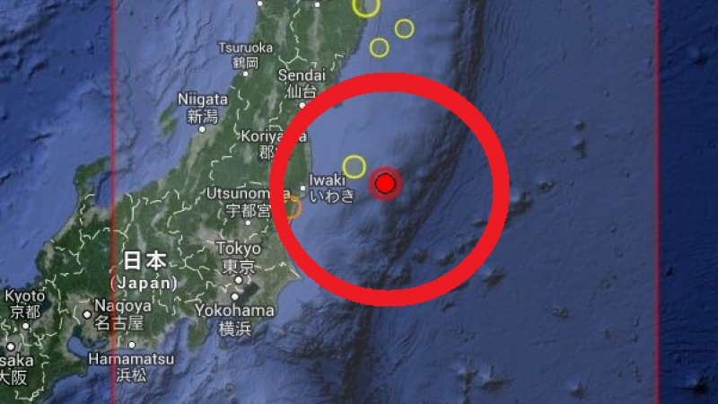 Трусът в Япония бил афтършок на земетресението от 9 по Рихтер през 2011 година