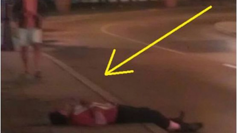 Пиян мъж лежа час на варненска улица с крака на платното, линейка го прибра