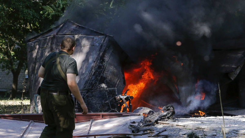 Снаряди паднаха върху храм и болница в Деня на независимостта на Украйна