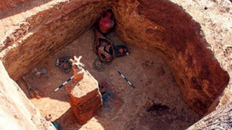 Жреци съпрузи погребани в Свещари