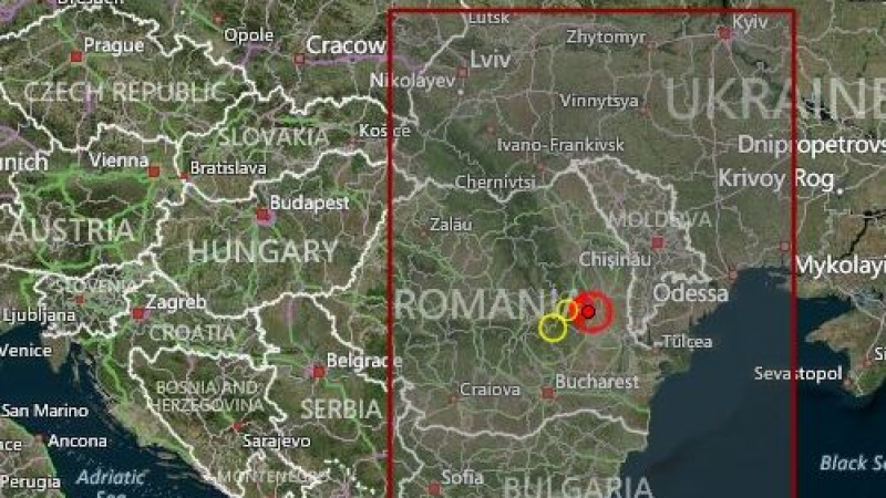 Трусът в Румъния е усетен и в Украйна (ВИДЕО)