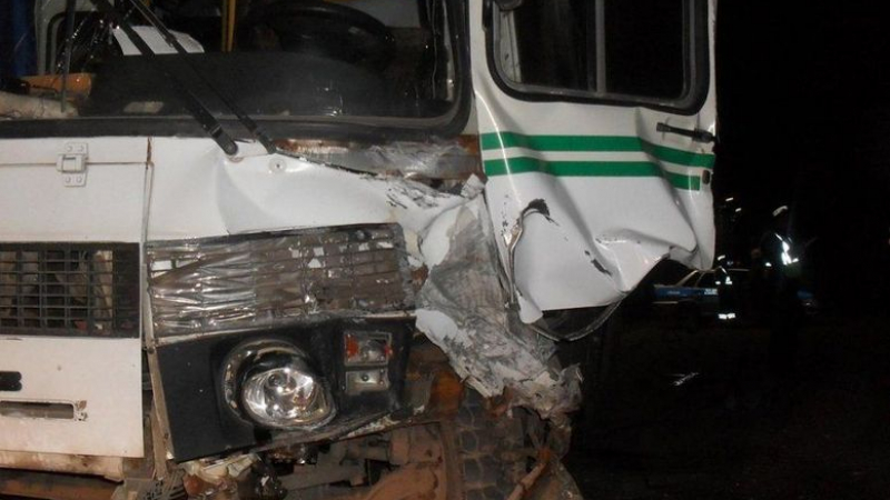 Работнически автобус катастрофира на пътя Ветрен – Николаево