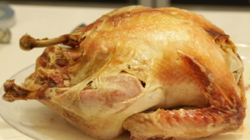 Как се пече пуйка в микровълнова фурна (ВИДЕО)