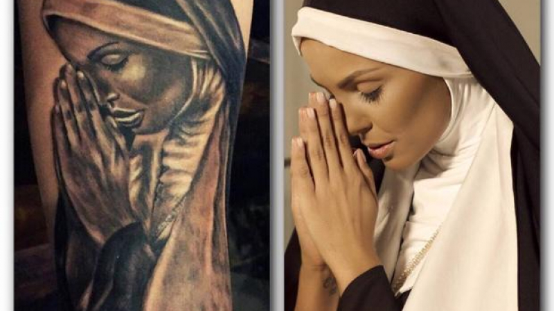 Фен си татуира Николета като монахиня