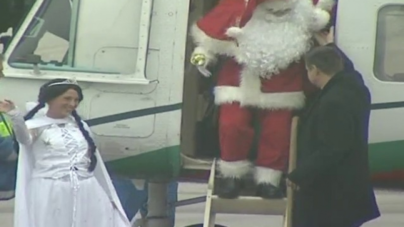 Дядо Коледа кацна на летище &quot;София&quot;
