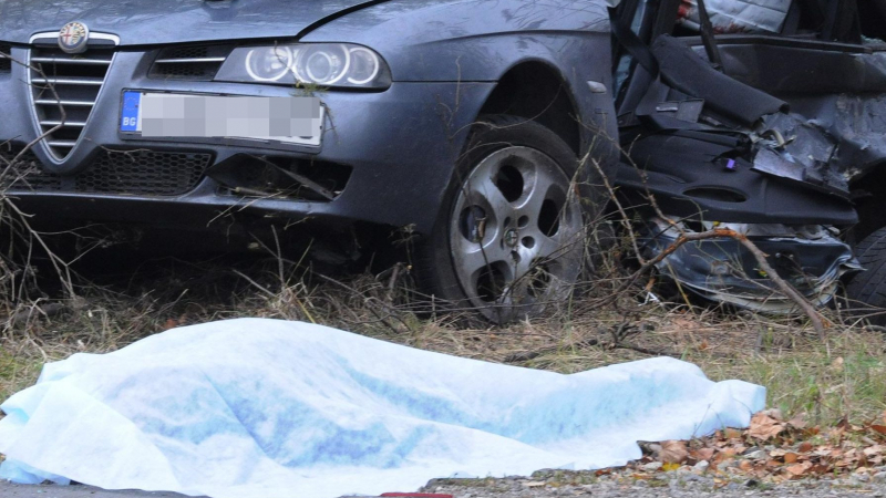 Летящ автомобил уби човек на пътя София-Варна 