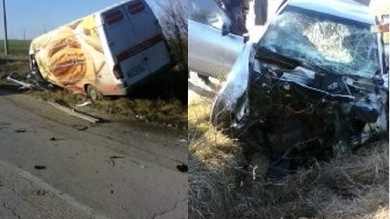 Нова катастрофа: Двигателят изхвърчал на 50 метра, жена и детето й са в болница!