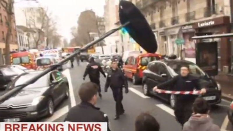 52-годишен е стрелял в гръб по полицейския патрул в Париж