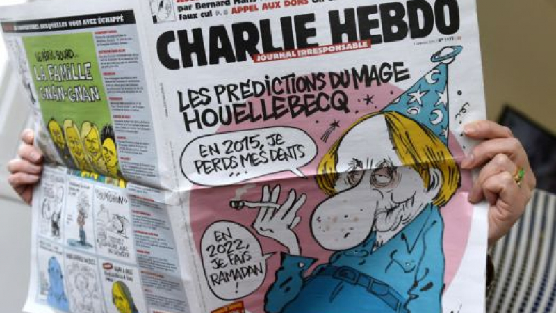 Мишел Уелбек спря промотирането на новия си роман заради клането в &quot;Шарли Ебдо&quot;