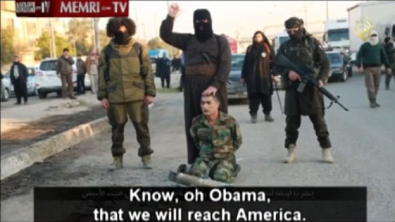 &quot;Ислямска държава&quot; към Обама: Ще ти отрежем главата насред Белия дом (ВИДЕО 18+)