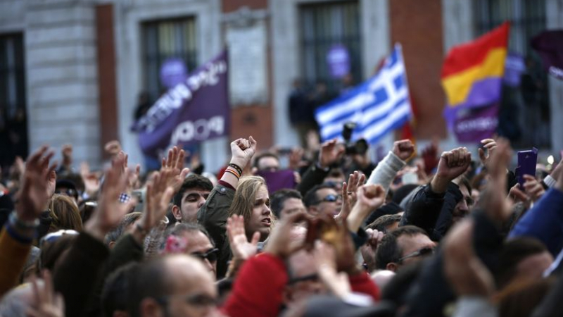Мадрид: 100 хиляди подкрепиха вятъра на промяната, довят от СИРИЗА (СНИМКИ/ВИДЕО)
