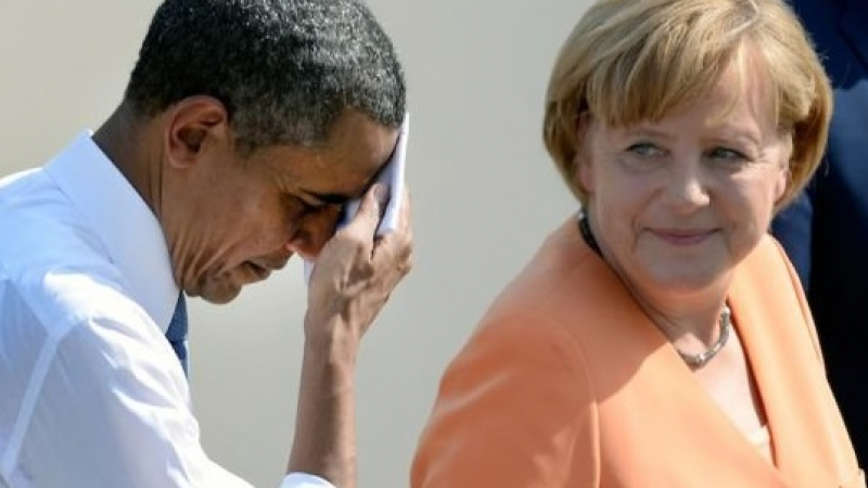 Bloomberg: Обама може да клекне пред Меркел за Украйна